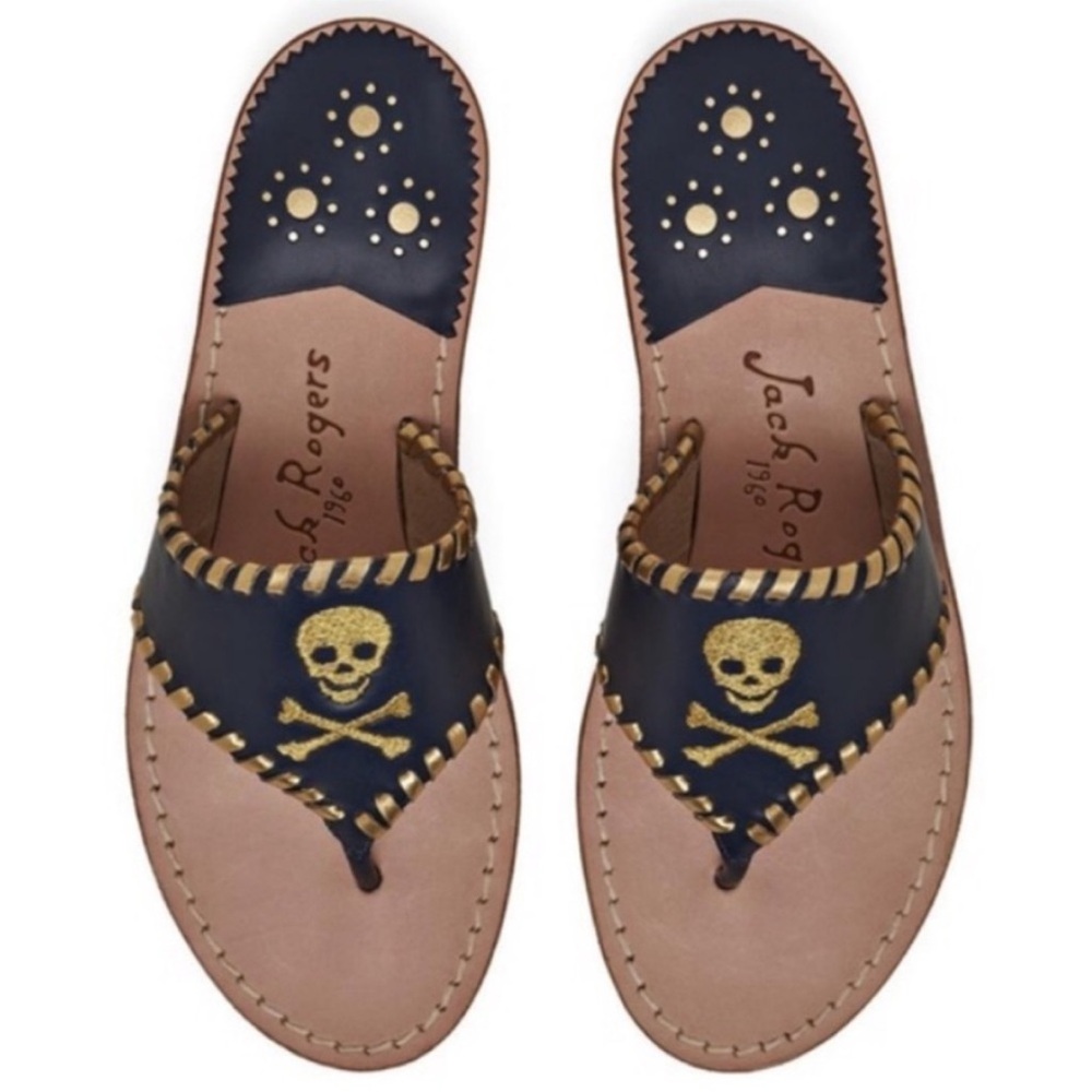 Jack Rogers Skull & Crossbones Sandals